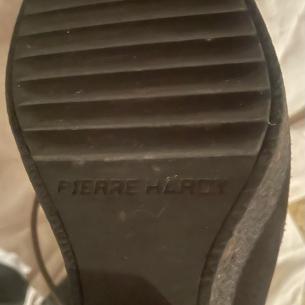 Pierre Hardy Green suede Wedge Ankle Boots - Picture 7 of 7